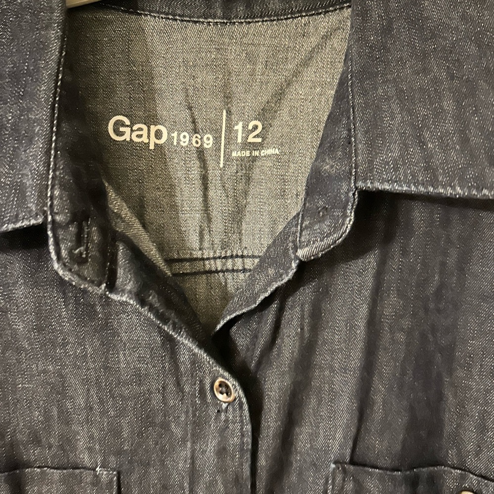 Gap Denim Shirt Dress - Picture 8 of 9